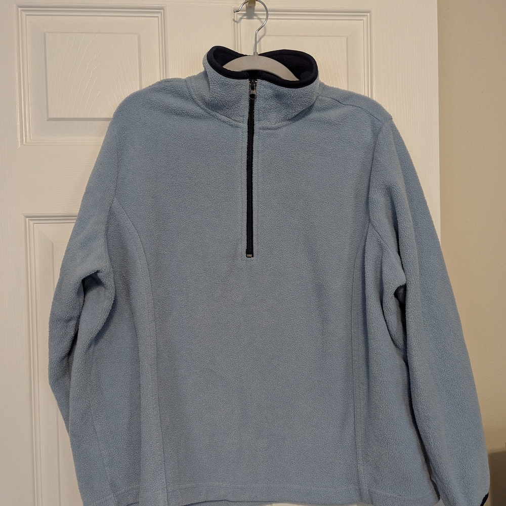 St. John's Bay Light Blue Zip-Up Jacket